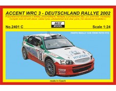 Kit – Hyundai Accent WRC 3 Deutschland Rallye 2002 1/24